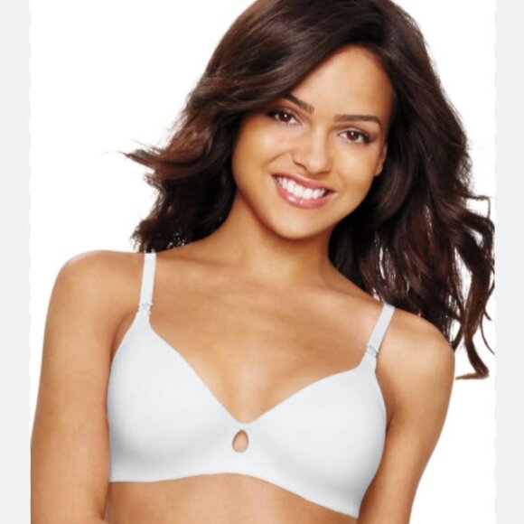 Size 38C Hanes brown convertible wire-free lightly padded bra adjustable straps - Picture 11 of 11